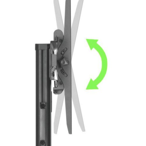 Techly ICA-TR35 uchwyt do tablic informacyjnych 165,1 cm (65") Czarny