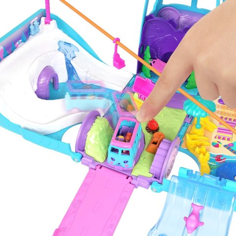 Transformujący kamper z akcesoriami Polly Pocket Pet Mobile Adventure JCC22 MATTEL