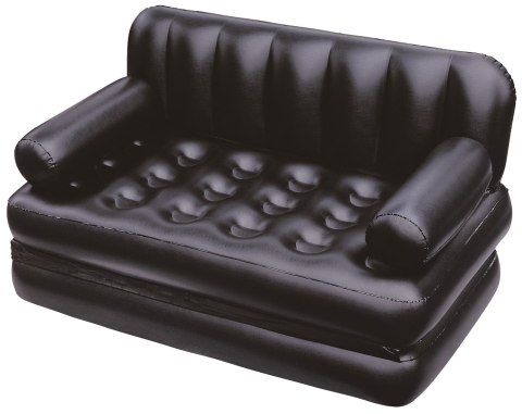 Bestway 75054 Sofa wielofunkcyjna, Materac dwuosobowy 1.88m x 1.52m x 62cm czarna