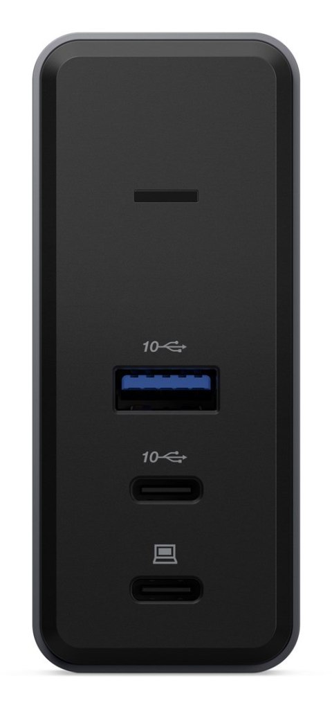 Lenovo X9 Charging GaN Dock Przewodowa USB 3.2 Gen 2 (3.1 Gen 2) Type-C Szary