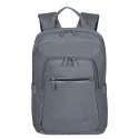 RIVACASE PLECAK NA LAPTOP 13,3-14" ALPENDORF ECO, SZARY, MATERIAŁ WODOODPORNY, EKO RPET, KIESZENIE NA SMARTFON, DOKUM.,AKCES.