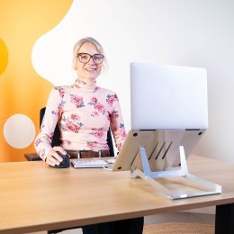Podstawka pod laptopa R-Go Riser Basic - Notebook-Ständer - ergonomisch klappbar und verstellbar, AGR zertifiziert, leichtes Hyl