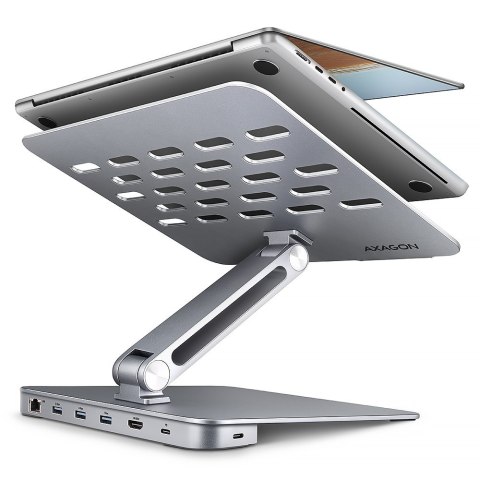 Stojak na laptop 10-16" + hub I/O 7 w 1 AXAGON