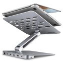 Stojak na laptop 10-16" + hub I/O 7 w 1 AXAGON