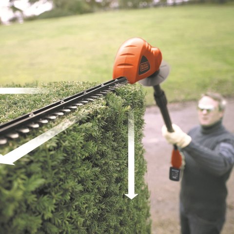 Nożyce do żywopłotu akumulatorowe 18V, 43cm GTC1843L20-QW BLACK+DECKER