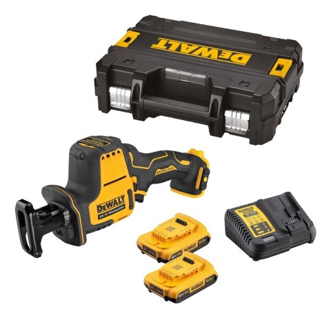 DeWALT DCS312D2-QW piła szablasta 2800 spm Czarny, Żółty