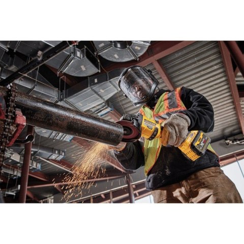 DeWALT DCG418NT-XJ przenośna szlifierka Szlifierka taśmowa Czarny, Żółty