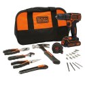 Wiertarko-wkrętarka akumulatorowa 18V BDCDC18HTSA-QW Black & Decker