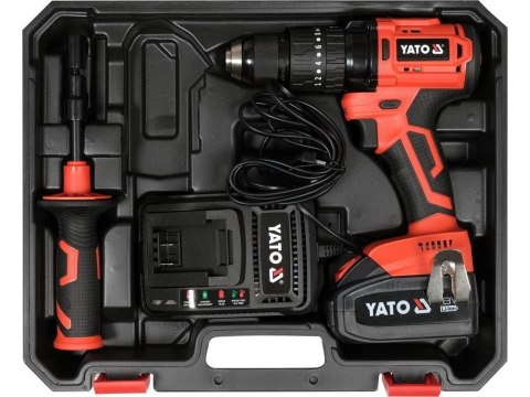 YT. Wkrętarka udarowa 18V LI-ION 1x3,0Ah 75Nm silnik bezszczotkowy