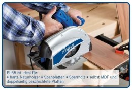 Scheppach PL55 16 cm Czarny, Niebieski, Srebrny 9500 RPM 1200 W