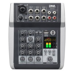 Analogowy mikser dźwięku DNA QMX502 5 kanałów Blue