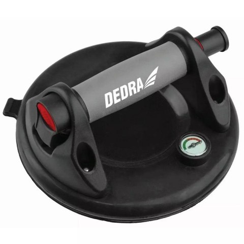 Przyssawka DEDRA DED06P30 z pompką podciśnieniową i manometrem (200mm, 120kg)