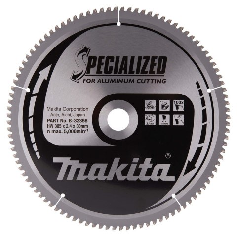 Makita piła tarczowa 305x30x100z Specialized Aluminium