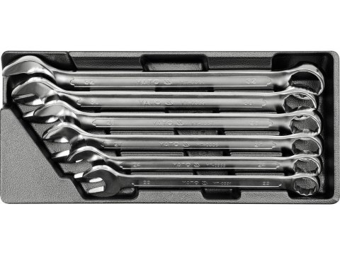 WKŁADKA DO SZUFLADY Z KLUCZEM PŁASKO-OCZKOWYM, 6 CZĘŚCI, 22-32 MM