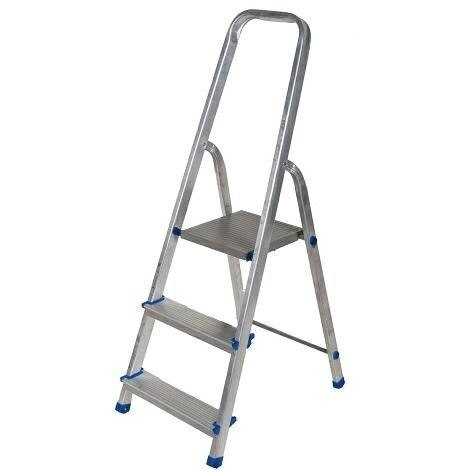 AWTOOLS drabina aluminiowa wolnostojąca 3 stopnie 150kg