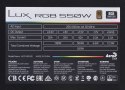 Zasilacz Aerocool LUX AEROPGSLUXRGB-550 (550 W; 120 mm)