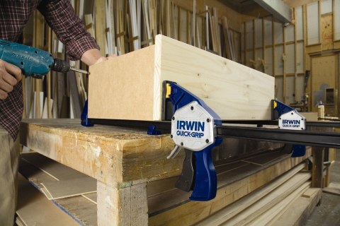 Klamra zacisk stolarski IRWIN 10505947 125 cm Czarny, Niebieski, Szary