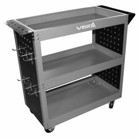 Mobilny wózek narzędziowy z trzema półkami Vista