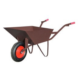 Taczka budowlana 85L/1,5mm brązowa