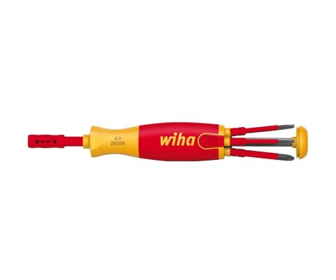 Wkrętak z magazynkiem bitów Liftup Electric płaski, Pozidriv