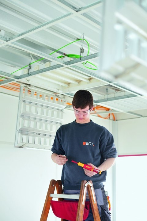 Wkrętak z magazynkiem bitów Liftup Electric płaski, Pozidriv