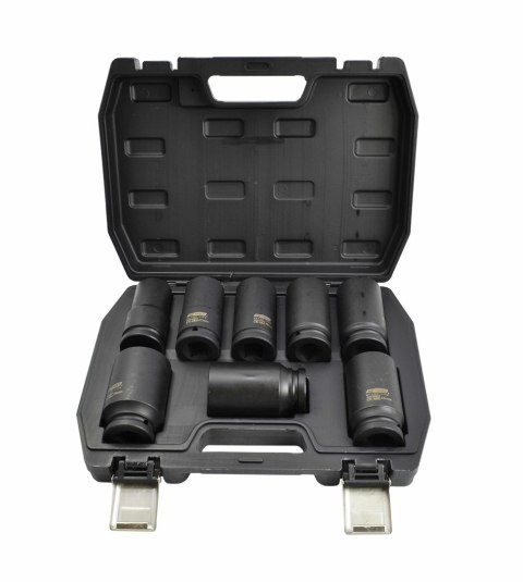 AW ZESTAW NASADEK UDAROWYCH 3/4" 8cz./24-38mm/ DŁUGIE BLACK LINE