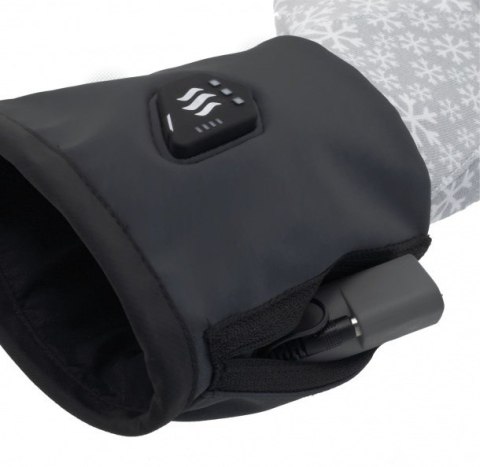 GLOVII OGRZEWANE RĘKAWICZKI ZIMOWE GWIAZDKI L-XL