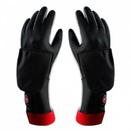 GLOVII OGRZEWANE RĘKAWICE TERMOAKTYWNE Z WODOODPORNĄ OSŁONĄ ROZMIAR S-M, CZARNE, BATERIE I KABEL ŁADUJĄCY W ZESTAWIE, GYBM