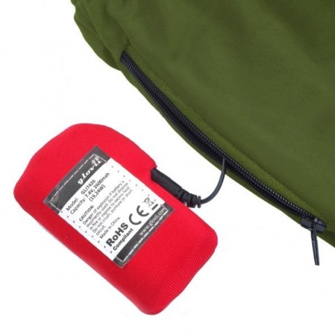 GLOVII OGRZEWANE SPODNIE UNIWERSALNE ZIELONE S