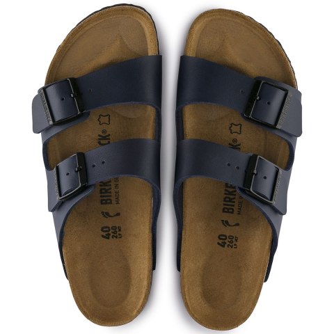 Klapki Birkenstock Arizona Birko-Flor - blue rozmiar: 46
