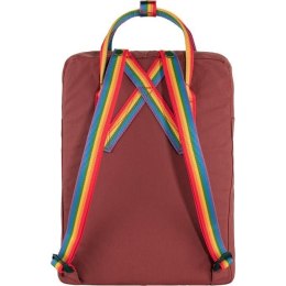 Plecak miejski Fjallraven Kanken Rainbow - ox red/rainbow pattern