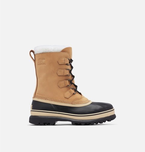 SOREL Caribou Boots Buty śnieżne Męski Czarny, Brązowy