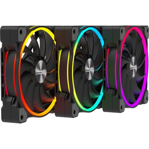 Alpenföhn Wing Boost 3 Obudowa komputera, Procesor Wentylator 12 cm Czarny 3 szt.