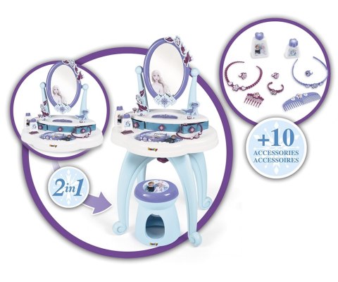 Toaletka dla dziewczynki 2w1 Kraina Lodu SMOBY