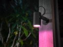 HUE LILY czarny reflektor ogrodowy LED 8W 2000-6500K 600LM RGB WCA IP65 ALUMINIUM