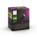 HUE LILY czarny reflektor ogrodowy LED 8W 2000-6500K 600LM RGB WCA IP65 ALUMINIUM