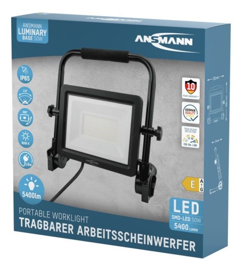Lampa przemysłowa Ansmann FL50W-AC Industrial light EEC E (A - G) 50 W 5400 lm Daylight white 1600-0627