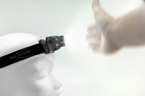Latarka czołowa Ansmann priekiniu žibintu HD450FRS Li-Ion, USB-C 1600-0528