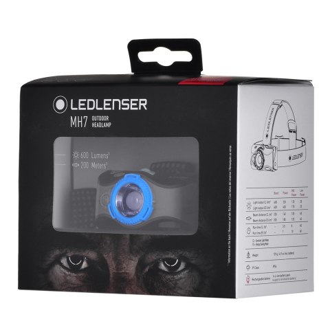 Ledlenser MH7 Czarny, Niebieski Latarka czołowa LED