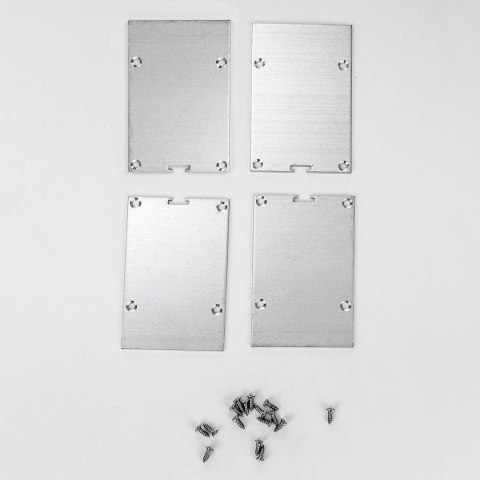 Profil aluminiowy V-TAC VT-8127 2mb anodowany, klosz mleczny 50x75mm (SKU 2872)