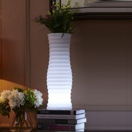 Techly I-LED FLOWERPOT doniczka na kwiaty Biały Plastik 1 szt.