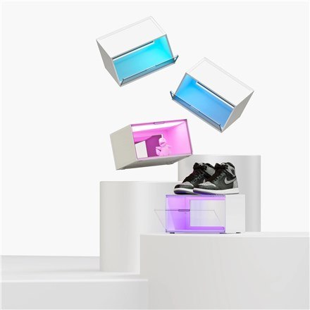 Zestaw startowy gabloty Nanoleaf X Fantaqi EXPO Smart LED (4 sztuki)|16M+