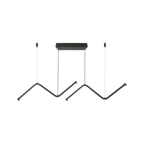 Oprawa zwieszana V-TAC 12W LED czarna 4000K 1280lm 2 lata Gwarancji