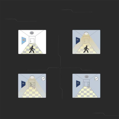 Plafon V-TAC 36W LED Okrągły 35cm Natynkowy Pilot Czujnik Ruchu IP44 Biały VT-8630S 4000K 3820lm