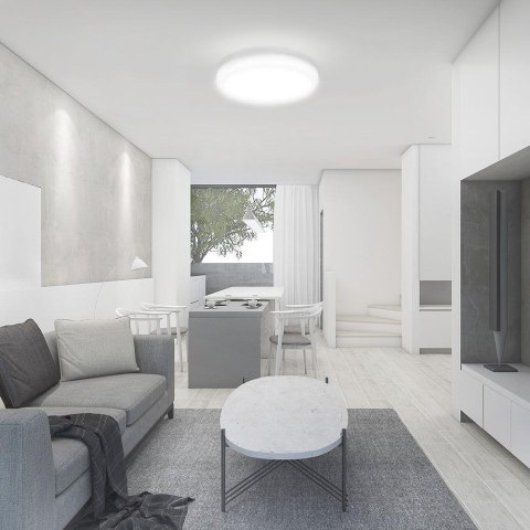 Plafon V-TAC 36W LED Okrągły 35cm Natynkowy Pilot Czujnik Ruchu IP44 Biały VT-8630S 4000K 3820lm