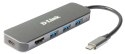 5-IN-1 USB-C HUB W HDMI/1XHDMI 3XUSB3.0 1XUSB-C PORT