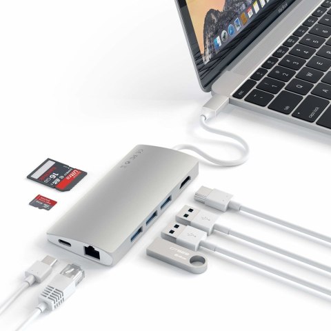 Hub USB-C V2 Multi-Port 8 w 1