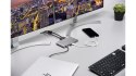 Kensington Przenośna stacja dokująca UH1440P, USB-C, 5 Gb/s, podwójne wideo, nie wymaga sterowników, zasilanie