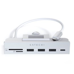 Satechi Aluminum USB-C Clamp Hub Pro dla Apple iMac (6 in 1)