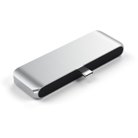 Satechi Aluminum USB-C Mobile Hub 4w1 für Apple iPad Pro Silber